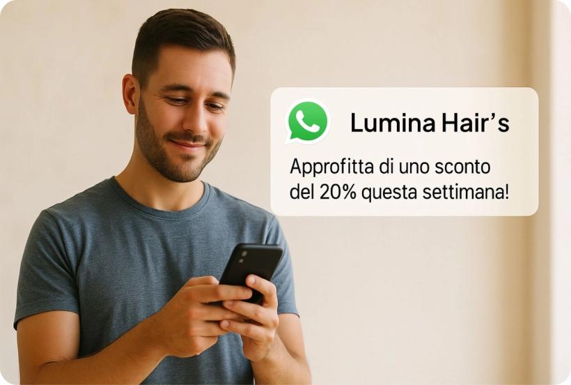 Whatsapp per tutte le tue promozioni !