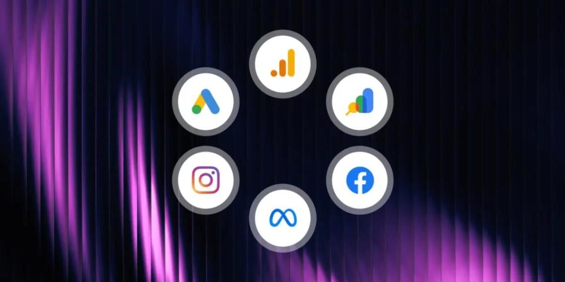 Analyse8 connecting GA4, Google Ads, Search Console, Meta Ads, Facebook and Instagram