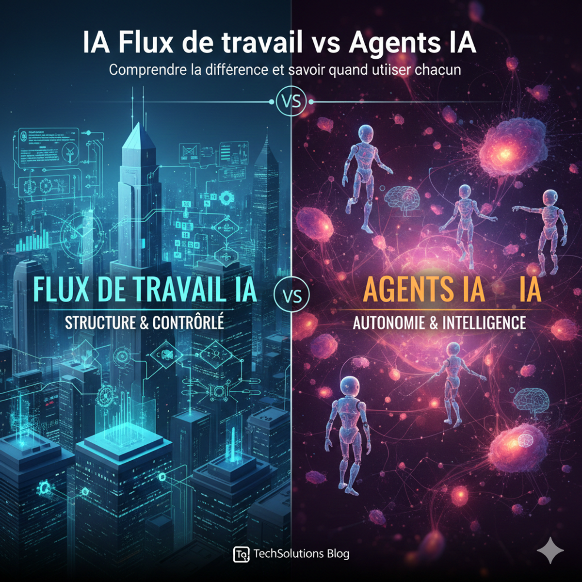 Flux de travail IA vs Agents IA : quelle approche choisir ? | TechGuys