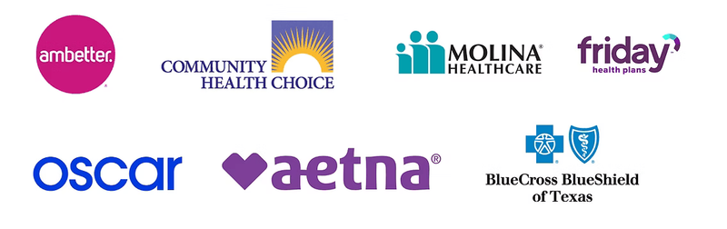 Ambetter, Community Health Choice, Molina Healthcare, Oscar, Aetna, BlueCross BlueShield of Texas