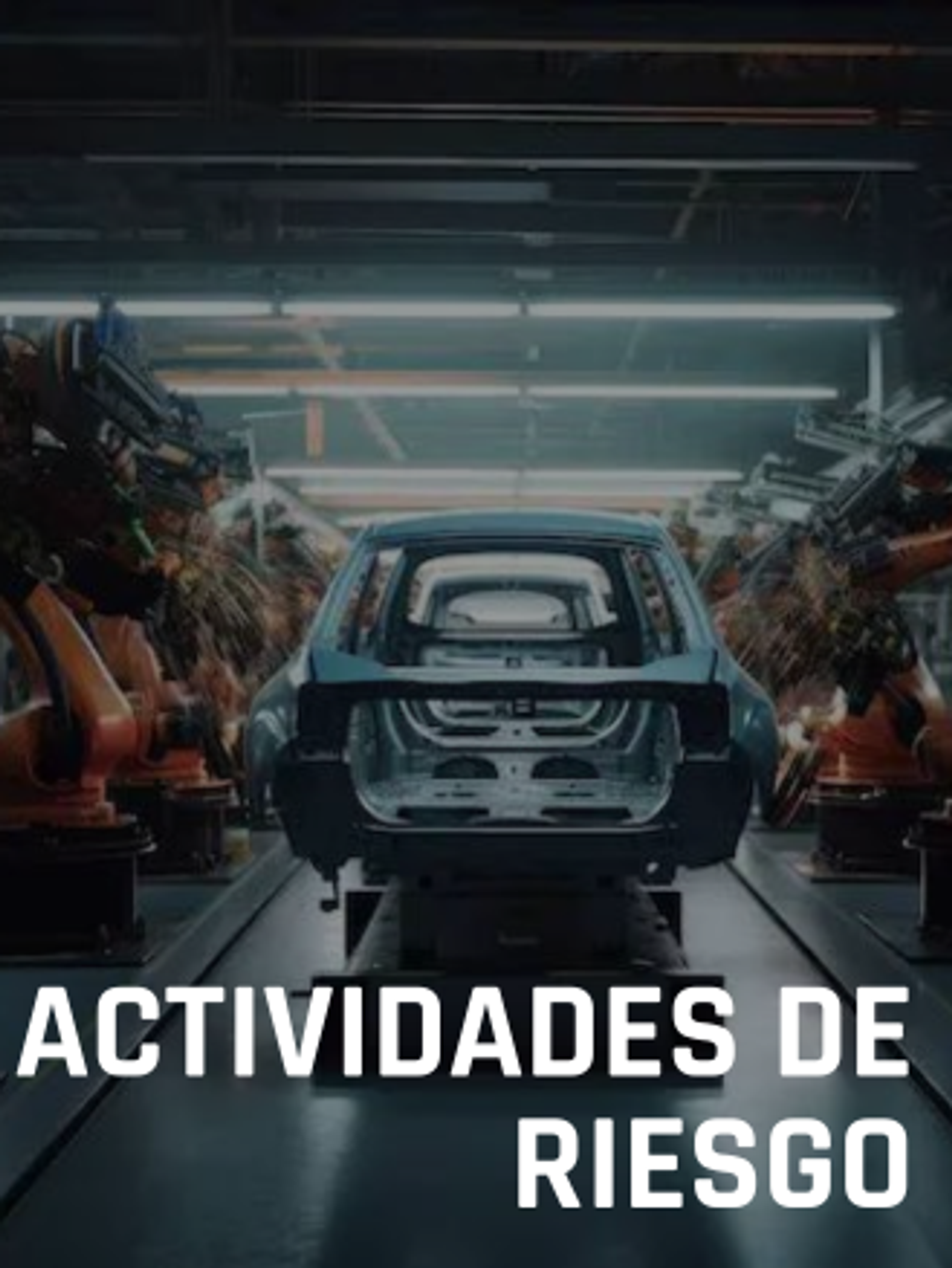 actividades de riesgo cobots