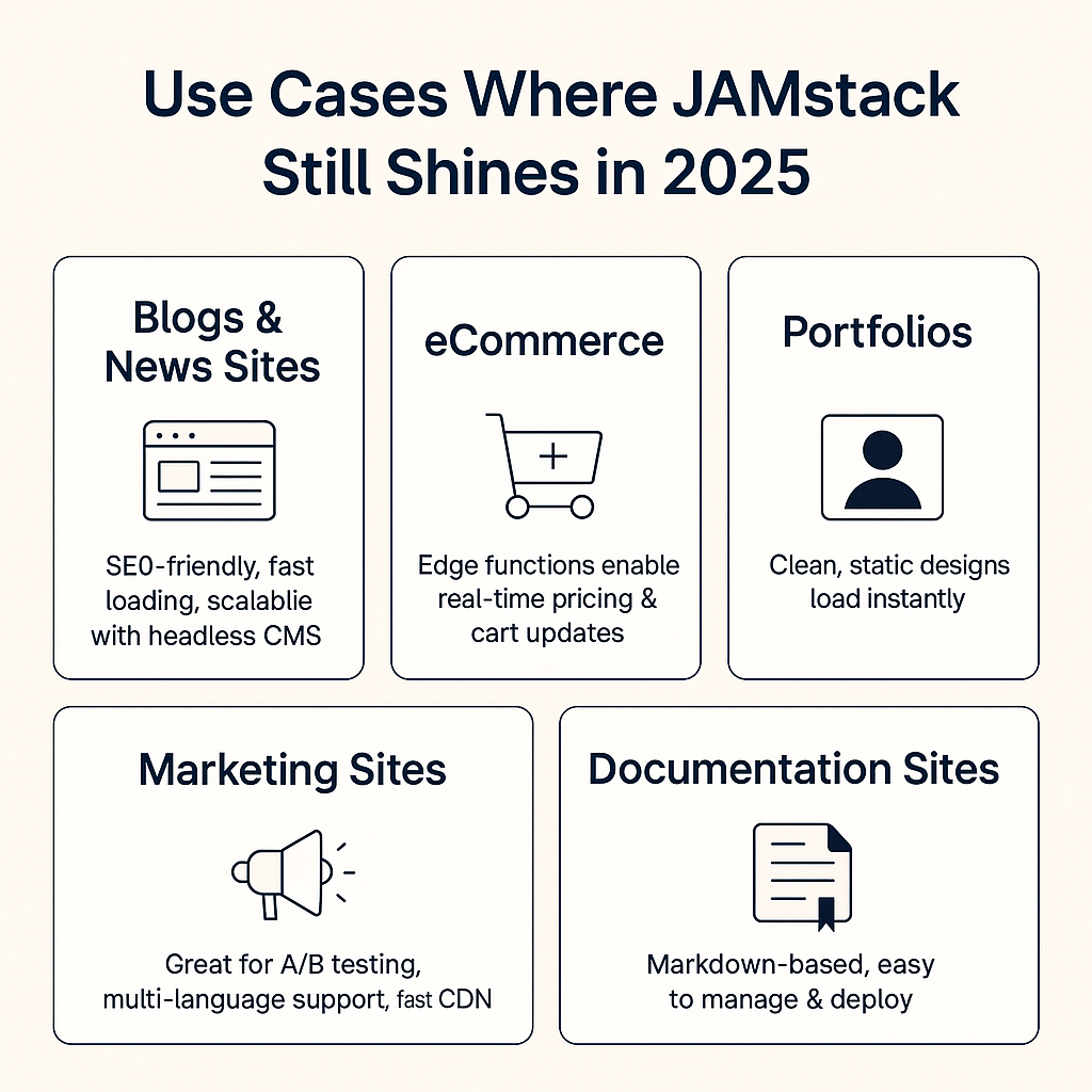 Use Cases Where JAMstack Still Shines in 2025