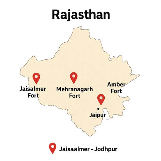 Camel safari at Sam Sand Dunes in Rajasthan