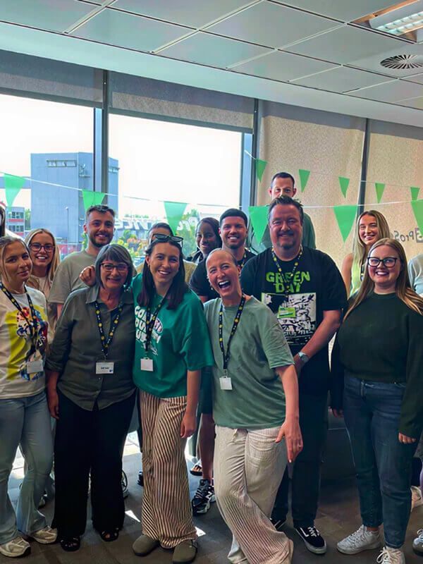 team photo in office