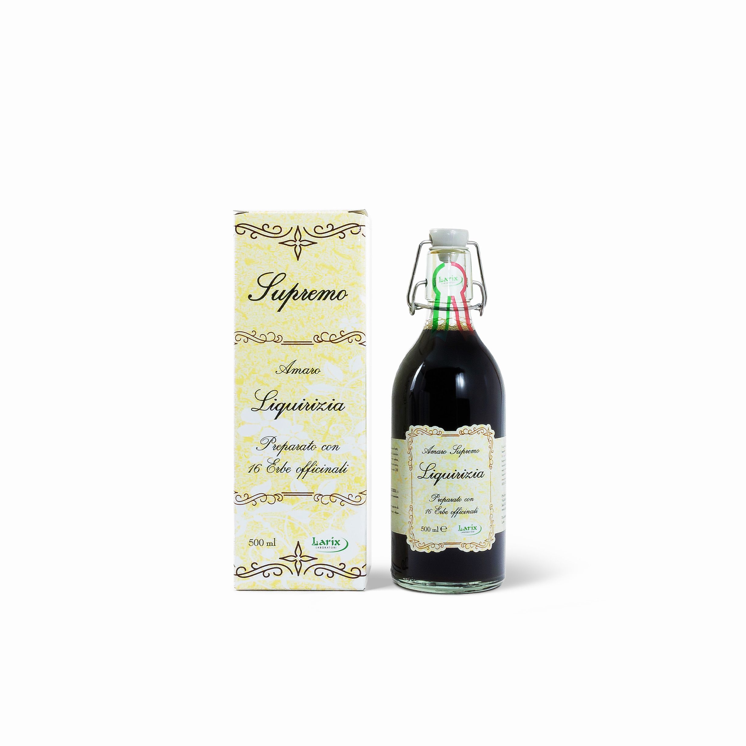 Amaro Supremo Digestivo Analcolico Liquirizia 