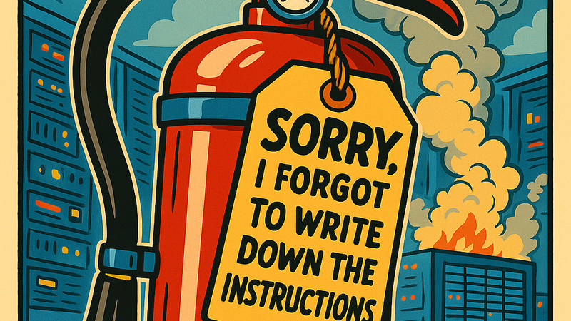 Never Let a Good Incident Go to Waste