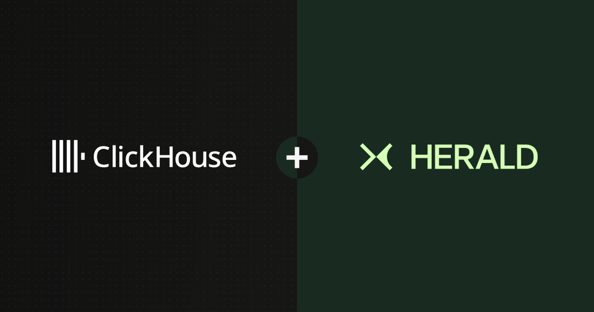 Herald Joins ClickHouse HouseMates Partnership Program
