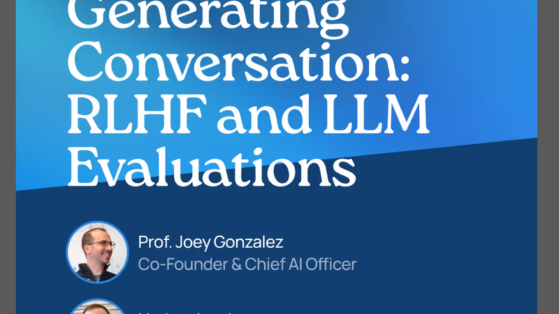 RLHF and LLM evaluations