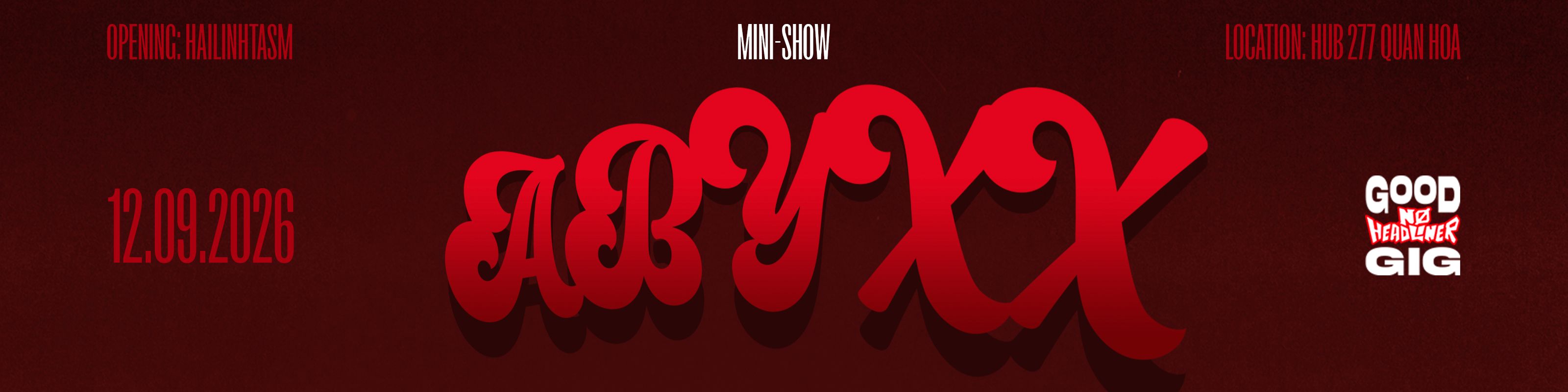 Abyxx minishow poster