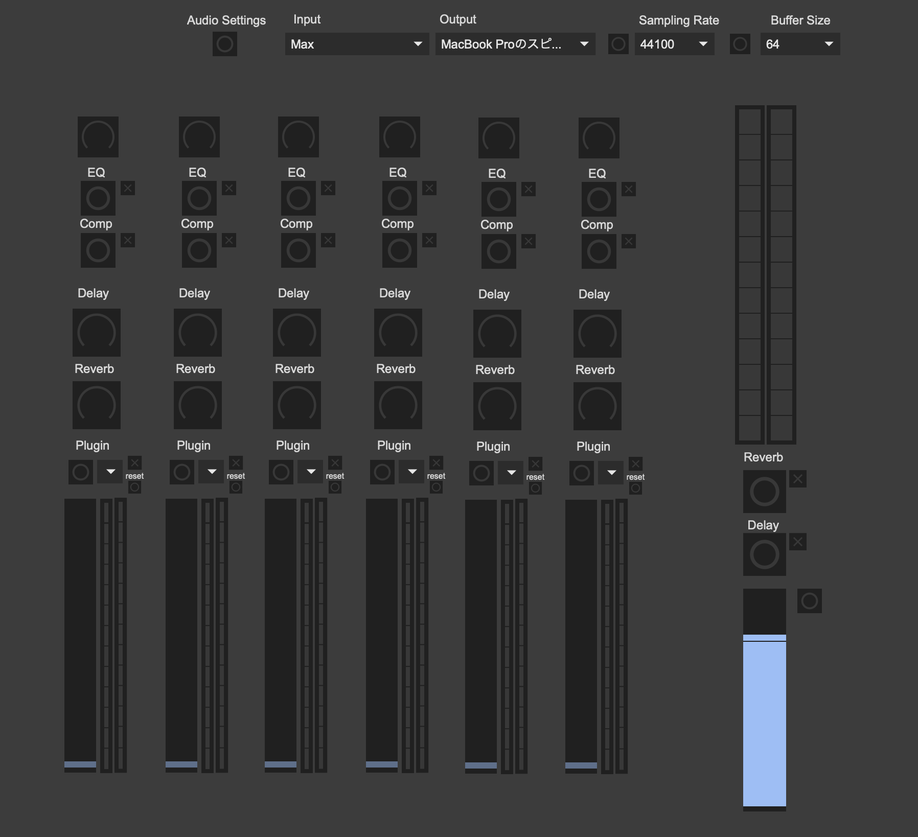 Mixer (Max 9 Patch, work in progress)