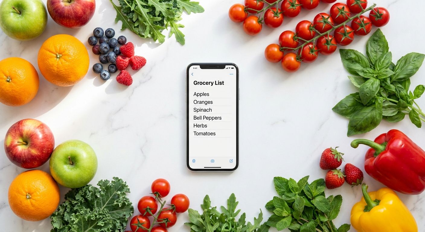 Les meilleures applications liste de courses iPhone en 2026 — le comparatif complet
