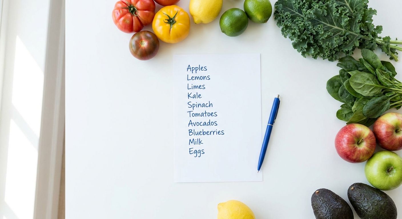7 astuces pour organiser sa liste de courses et ne plus rien oublier