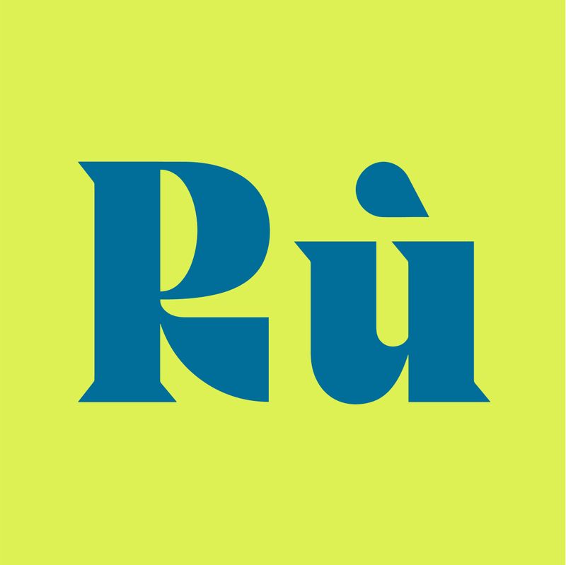 Logo design in Chrysanthemum theme for asian beverage Ru