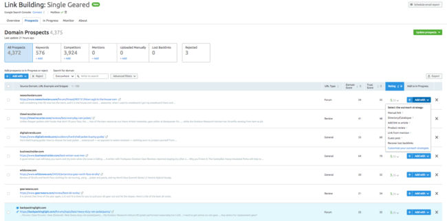 Semrush Broken Link Building