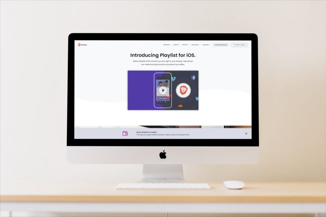 Brave Playlist features