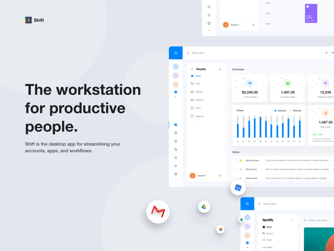 Shift The Workstation For Productive People