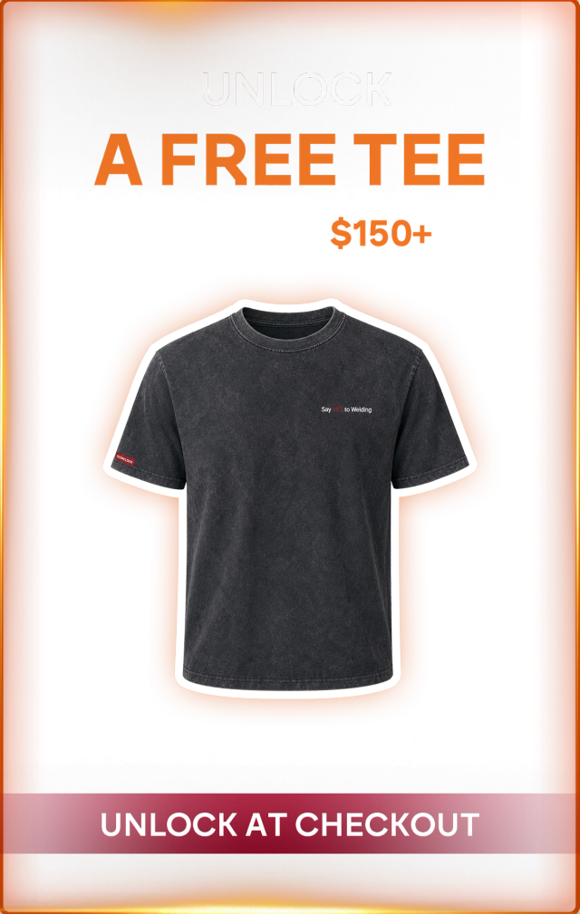 Claim a free T-shirt on orders over $150