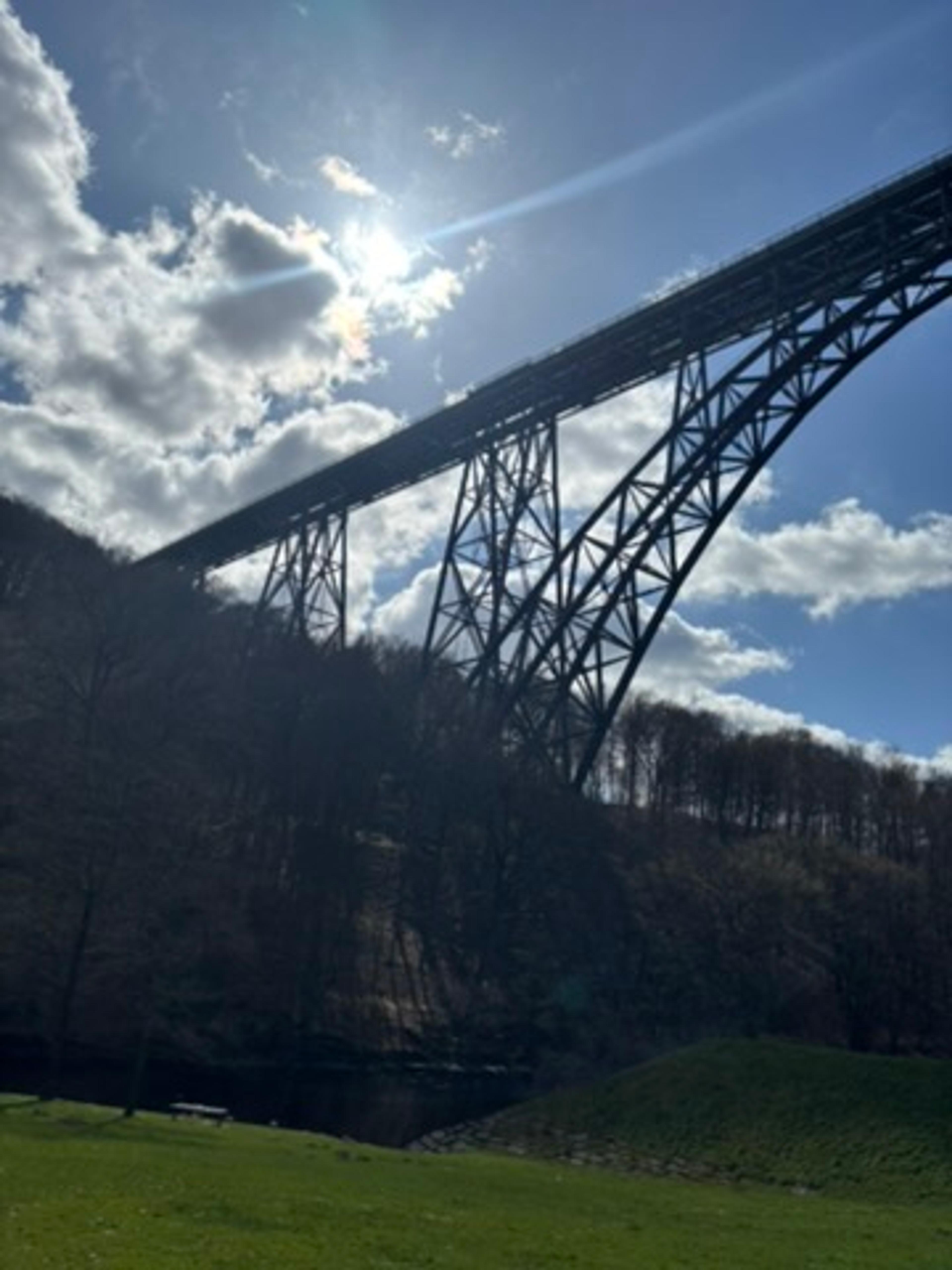 Müngstener Brücke über der Wupper
