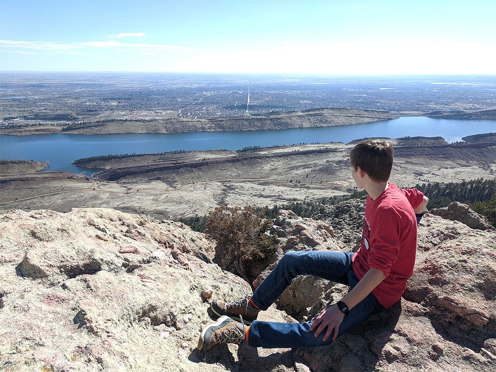 Rhoen has been recharging physically, mentally and emotionally by hiking in Lory State Park. Nice shot Rhoen!
