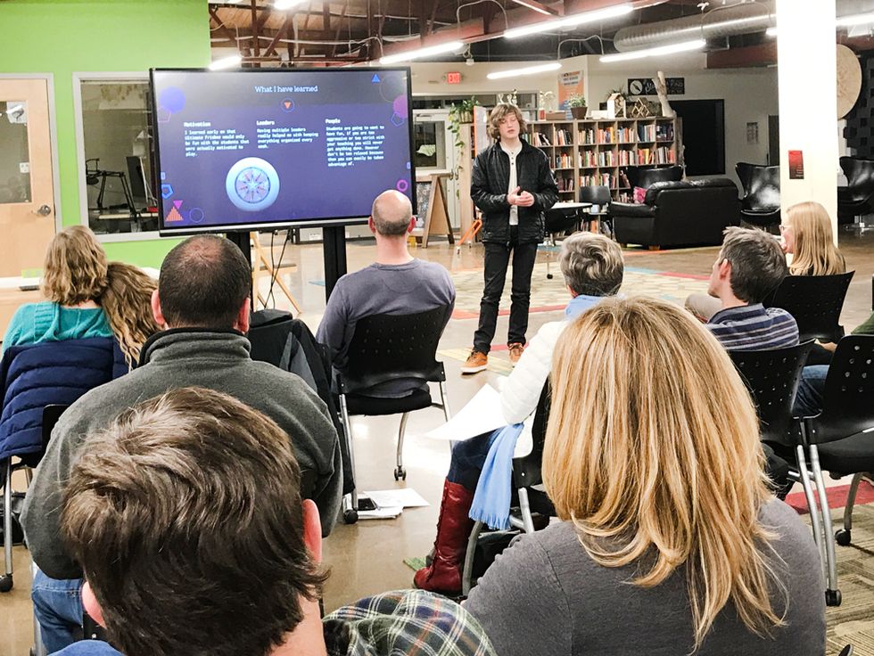 Thank you, Davis, for sharing your Presentation of Learning with Compass parents at Parent Education Hour last Tuesday night.