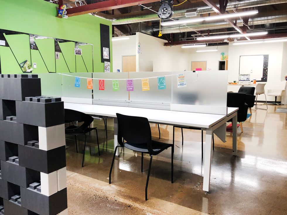 The NEW Upper School lounge is ready.