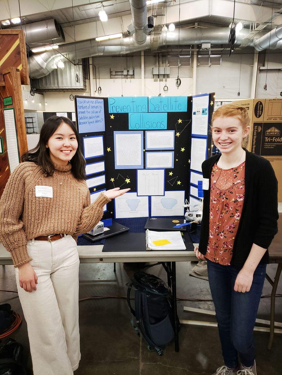 Aisezim and June won the US Navy STEM AND Air Force awards!