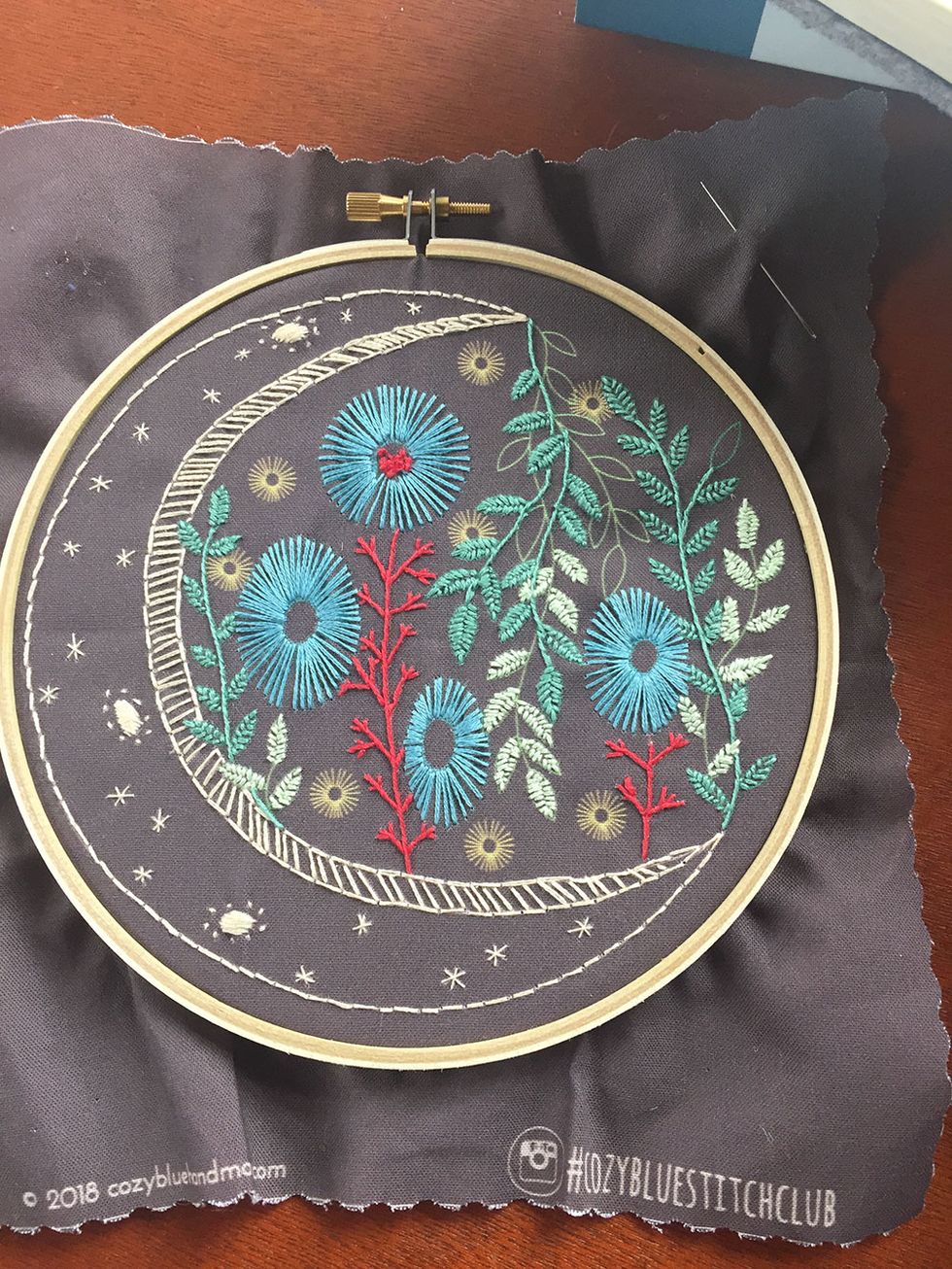 Kayla is learning something new!