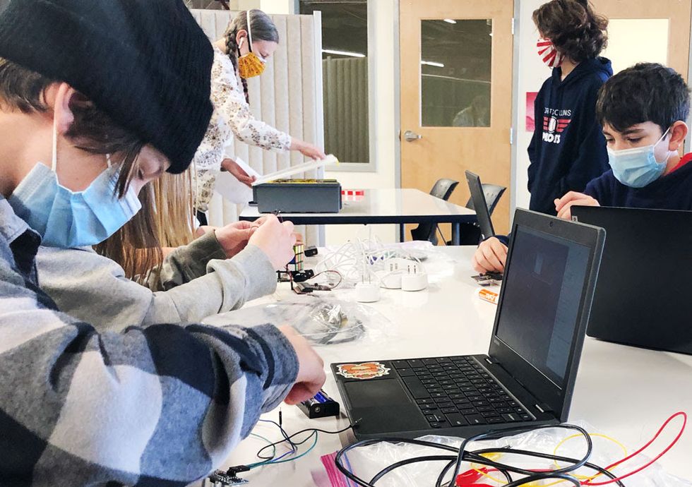 Dawn's Coding for Global Goals students prepare for competition!