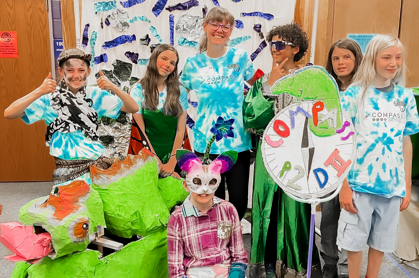 Winners of the state of Colorado Odyssey of the Mind competition Compass Community Collaborative School