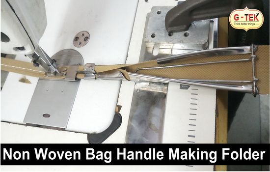 Non Woven Bag Handle Making Folder