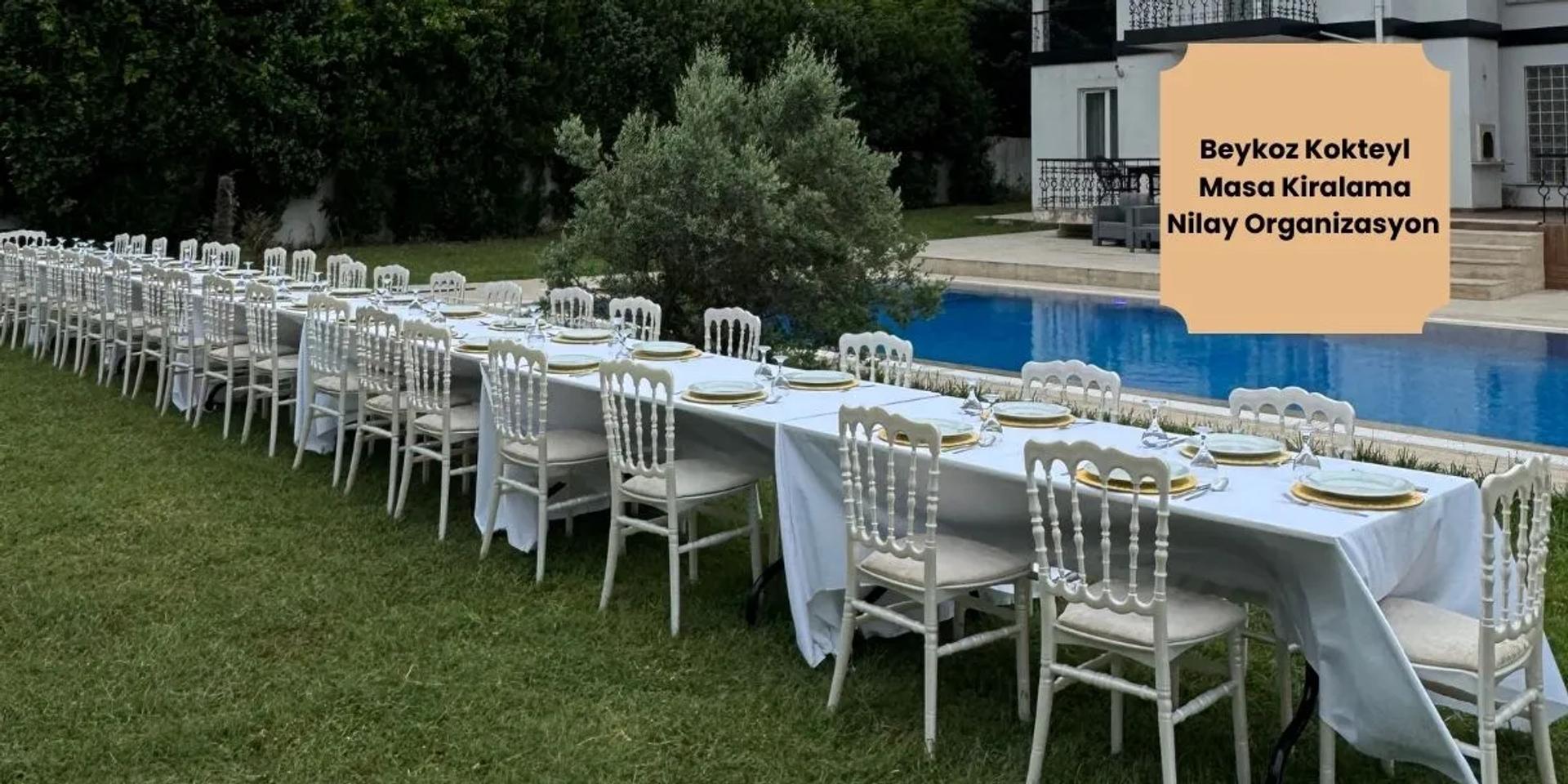 Beykoz Kokteyl Masası Kiralama Nilay Organizasyon - İstanbul