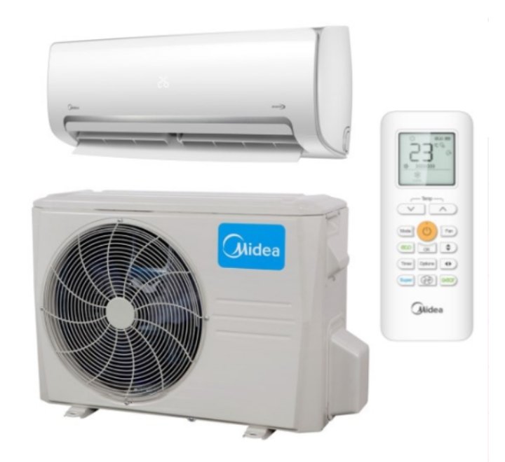 Climatiseur split mural ON/OFF Midea chaud et froid - Climatiseur Maroc, installation professionnelle Casablanca, vente climatisation
