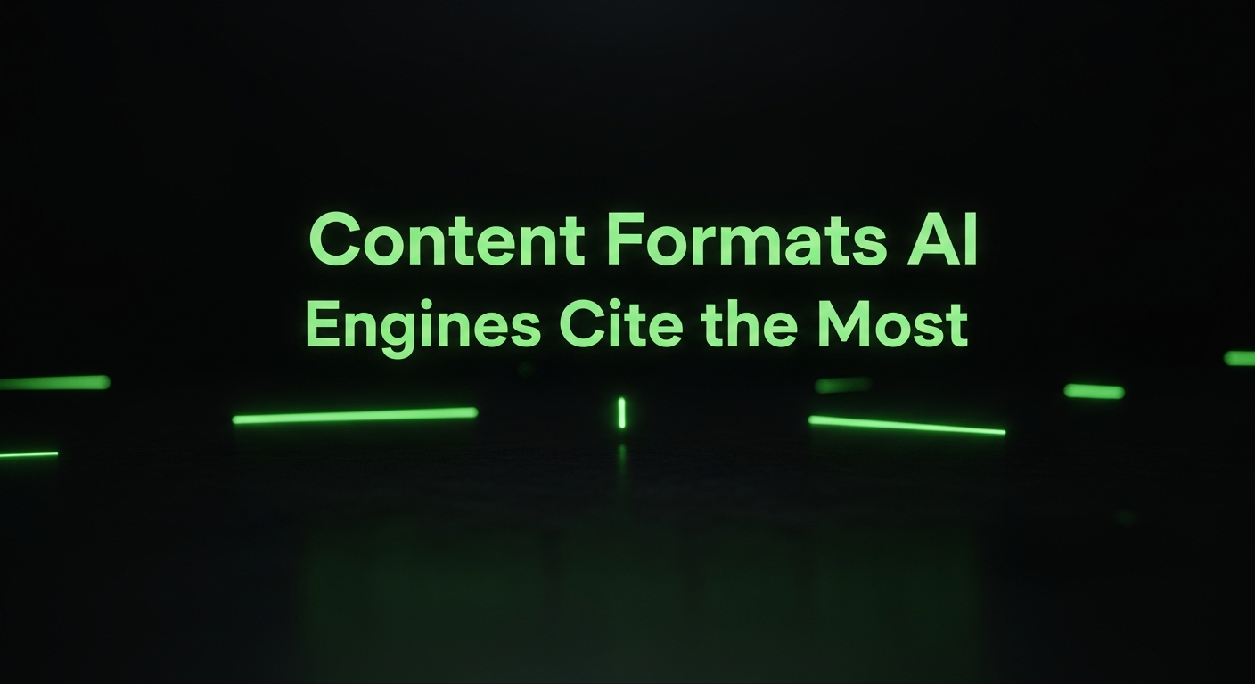 The 7 Content Formats AI Engines Cite the Most (And When Each One Actually Wins)