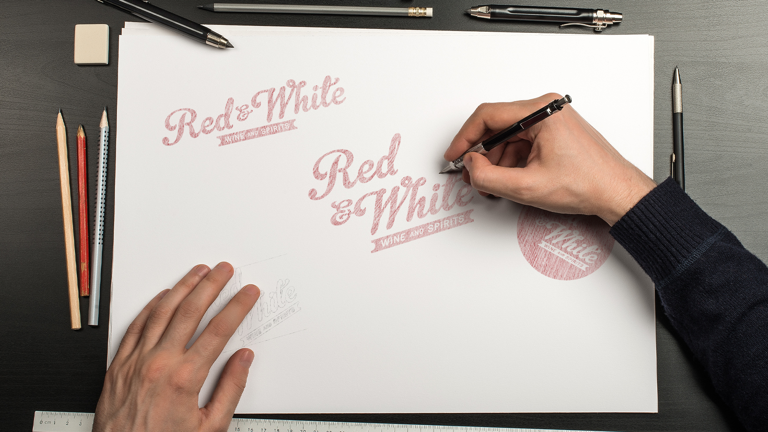 Red & White — Brand Identity work sample 2