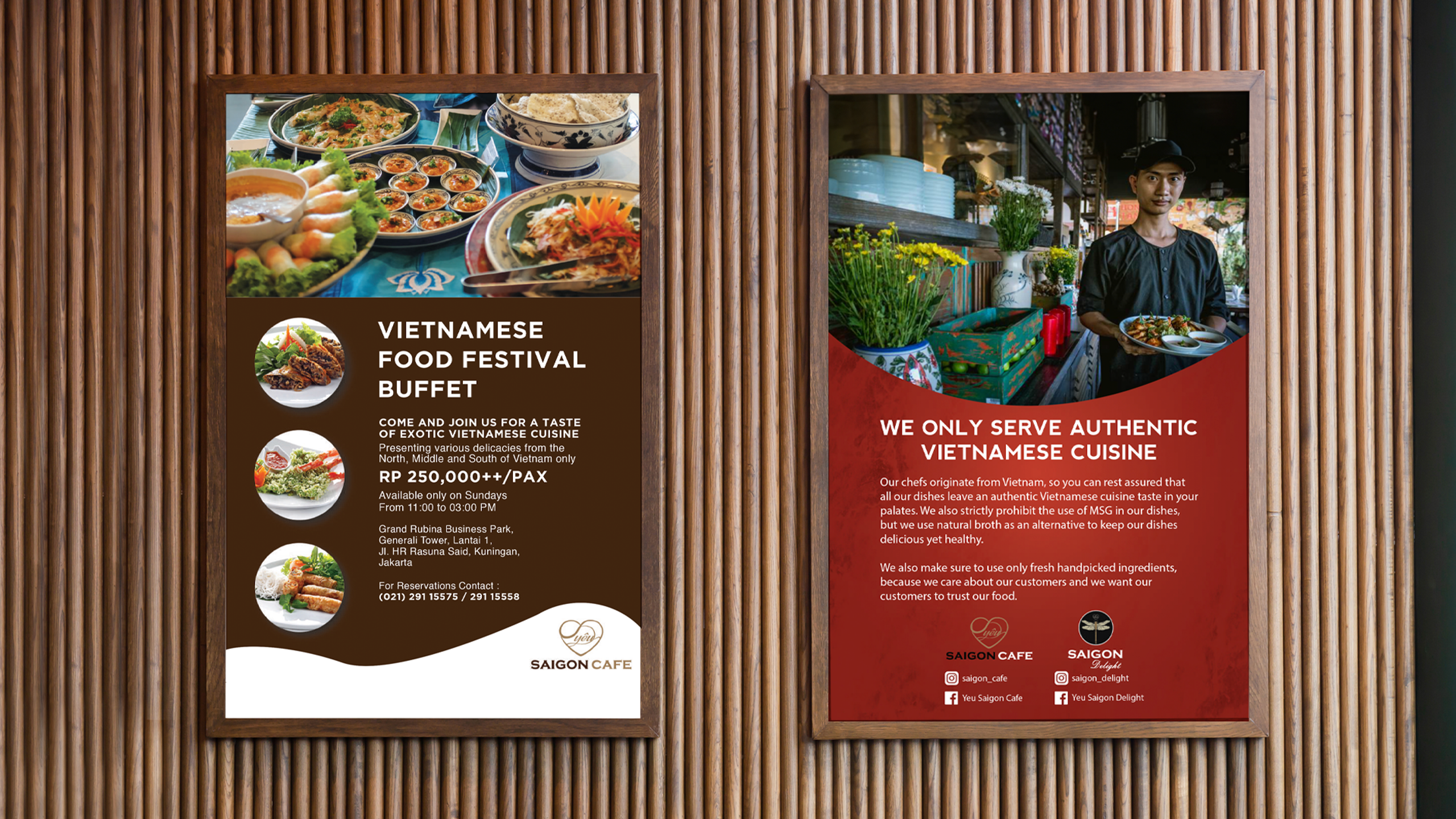 Saigon Cafe — Social Content work sample 3