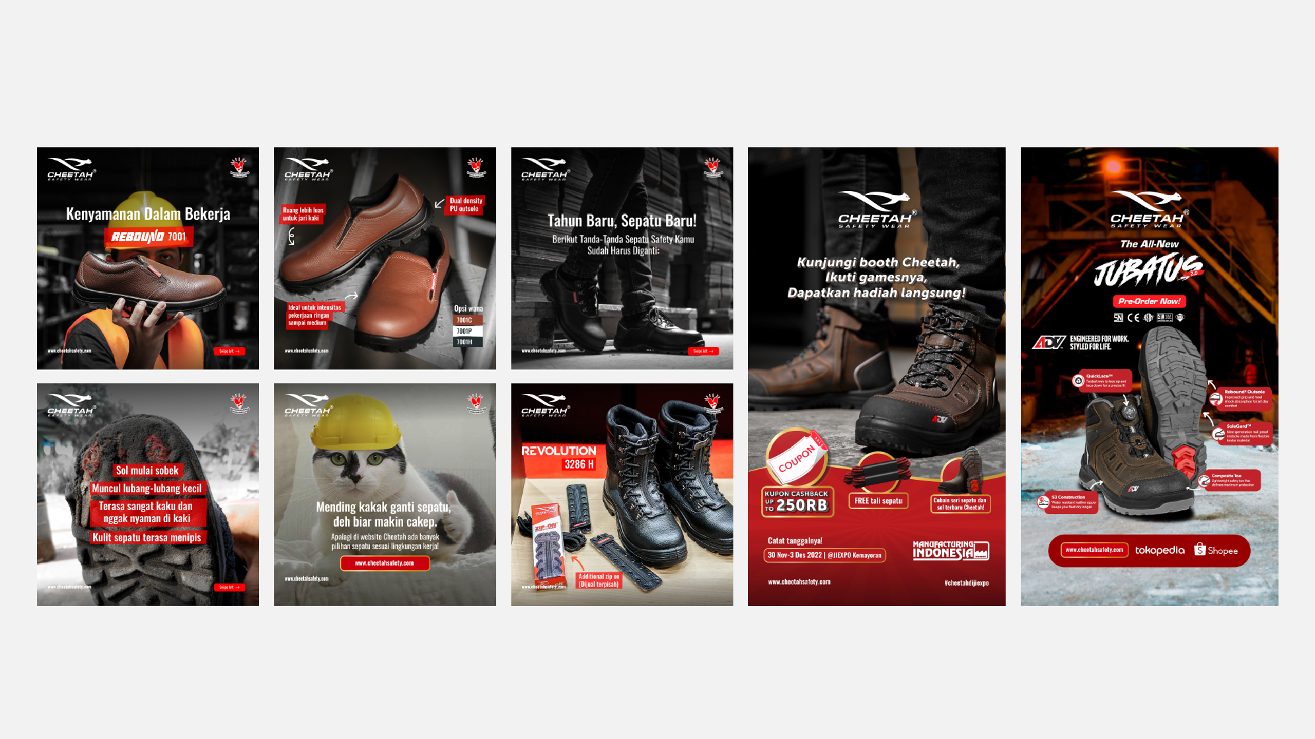 Cheetah Safety — Social Media Management & Website Design work sample 3
