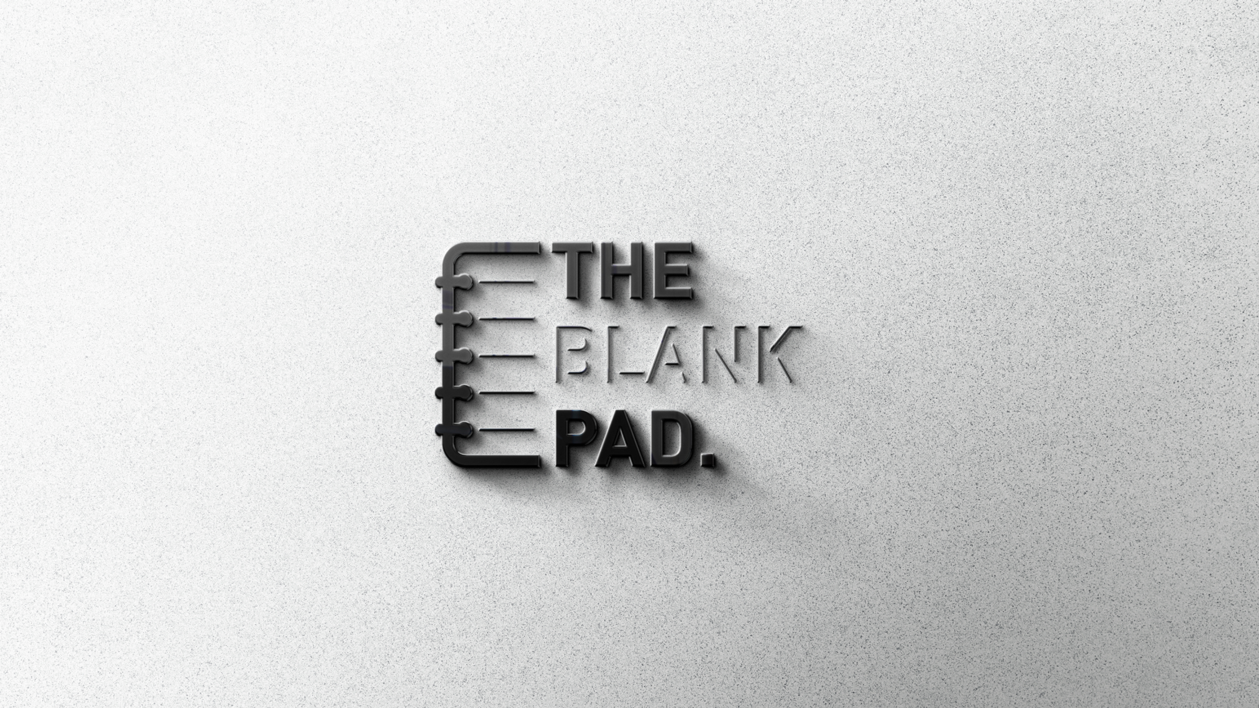 The Blank Pad — Brand Identity work sample 1