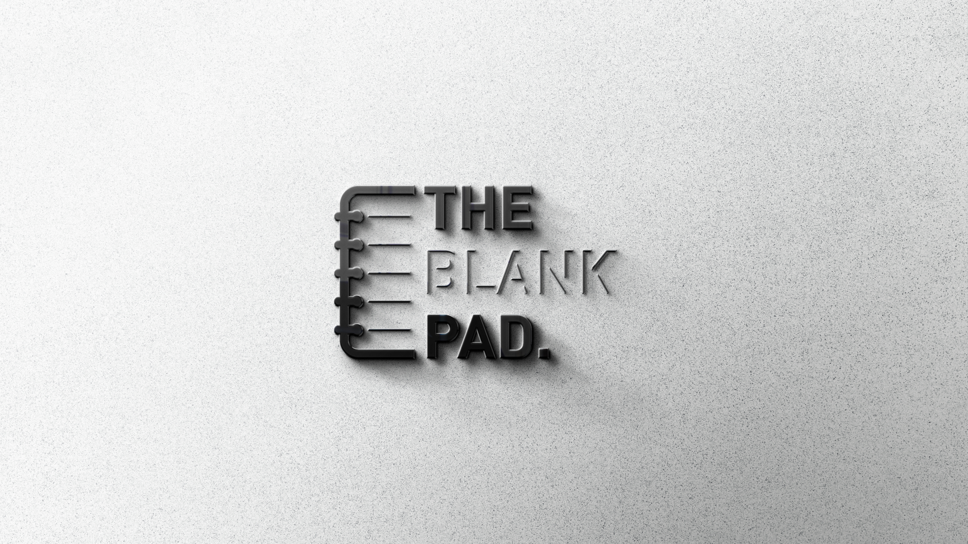 The Blank Pad — Brand Identity work sample 1