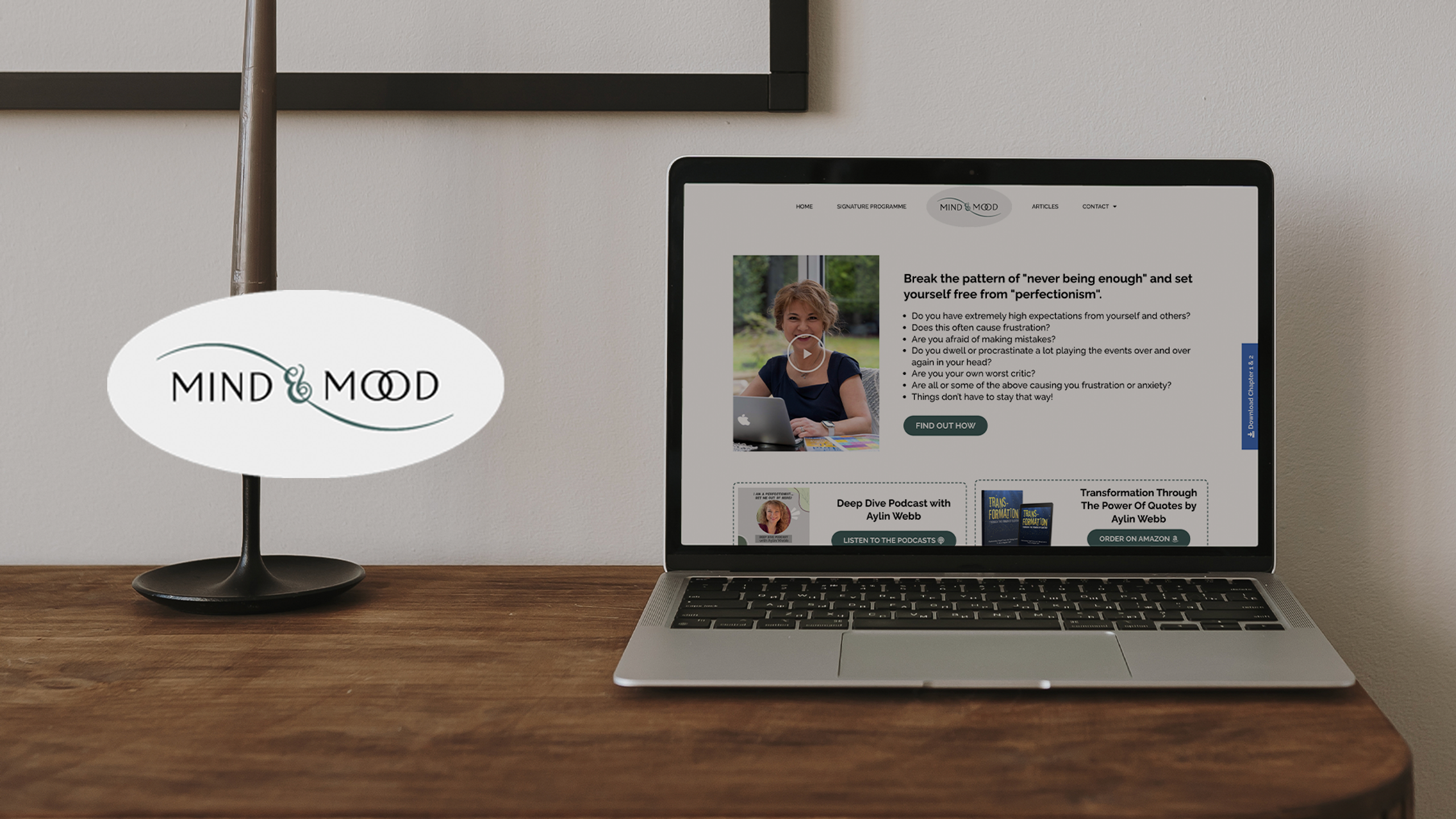 Mind & Mood — Website Design & Development work sample 1