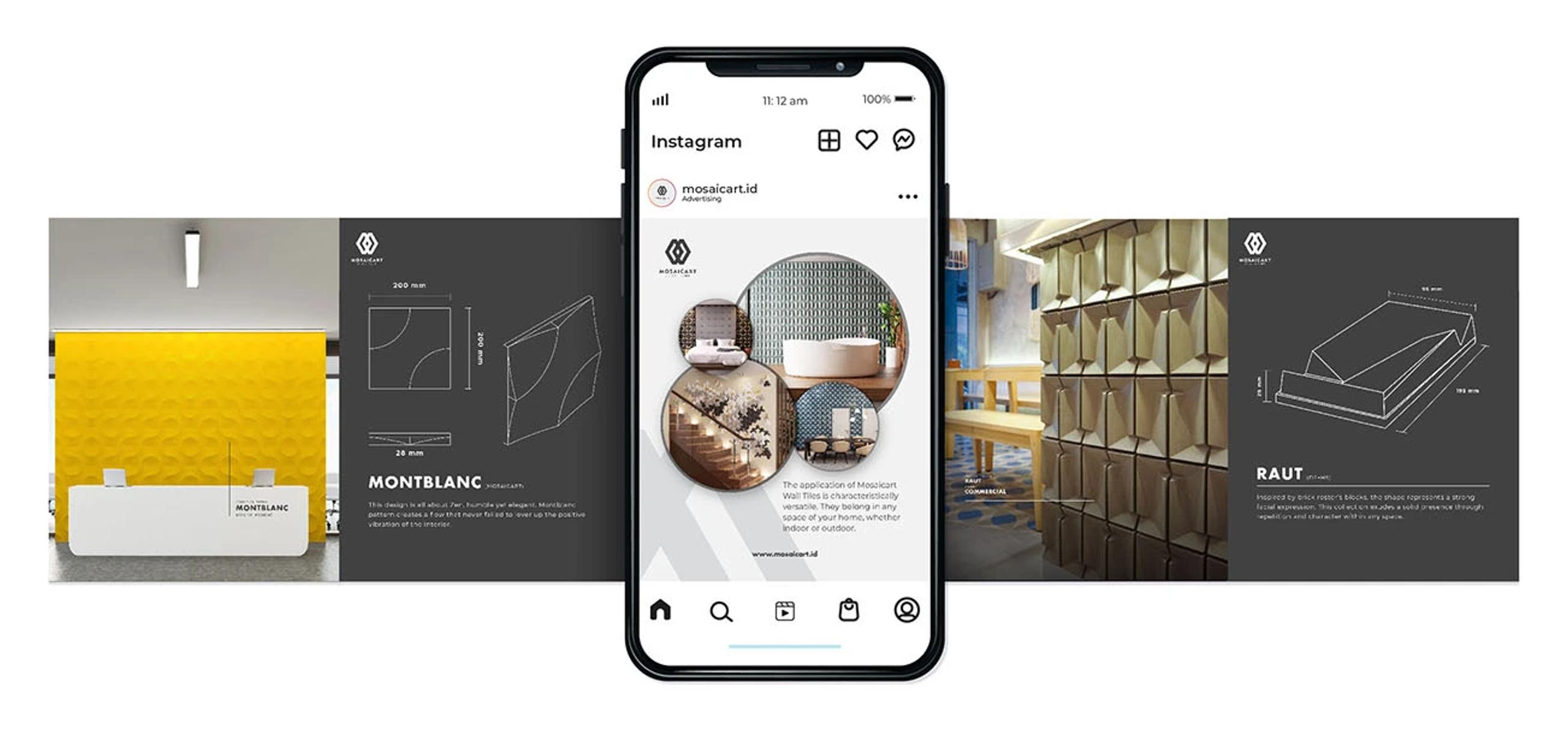 Mosaicart — Social Content case study by Idealights