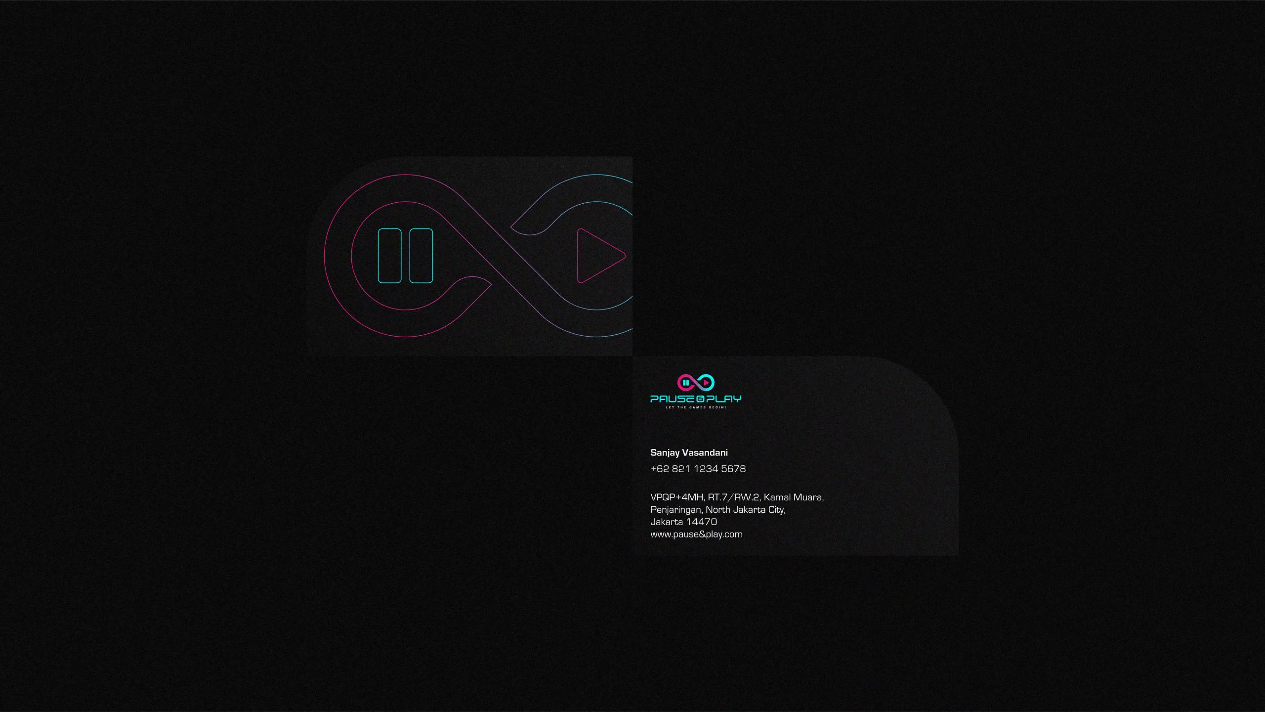 Pause and Play — Brand Identity work sample 5