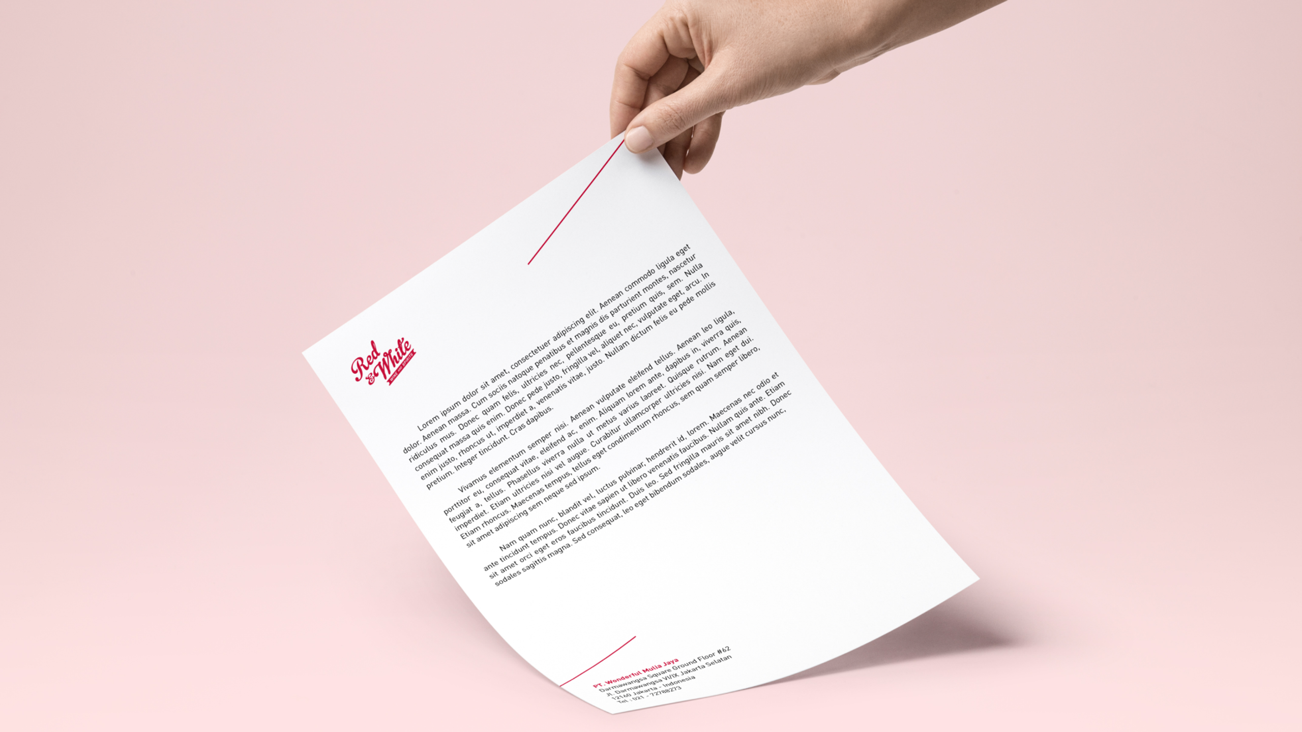 Red & White — Brand Identity work sample 8
