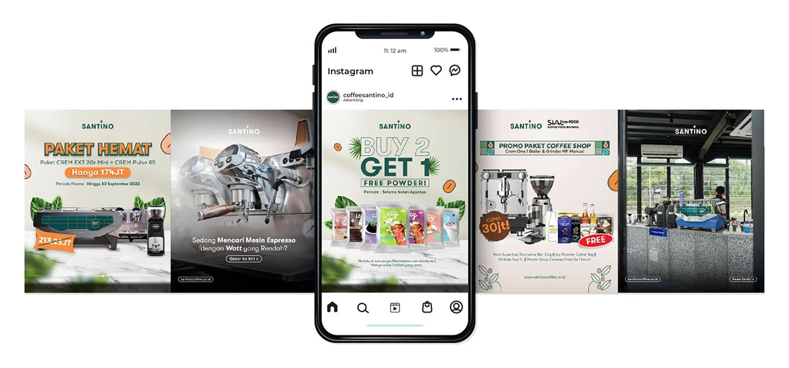 Santino — Social Content case study by Idealights