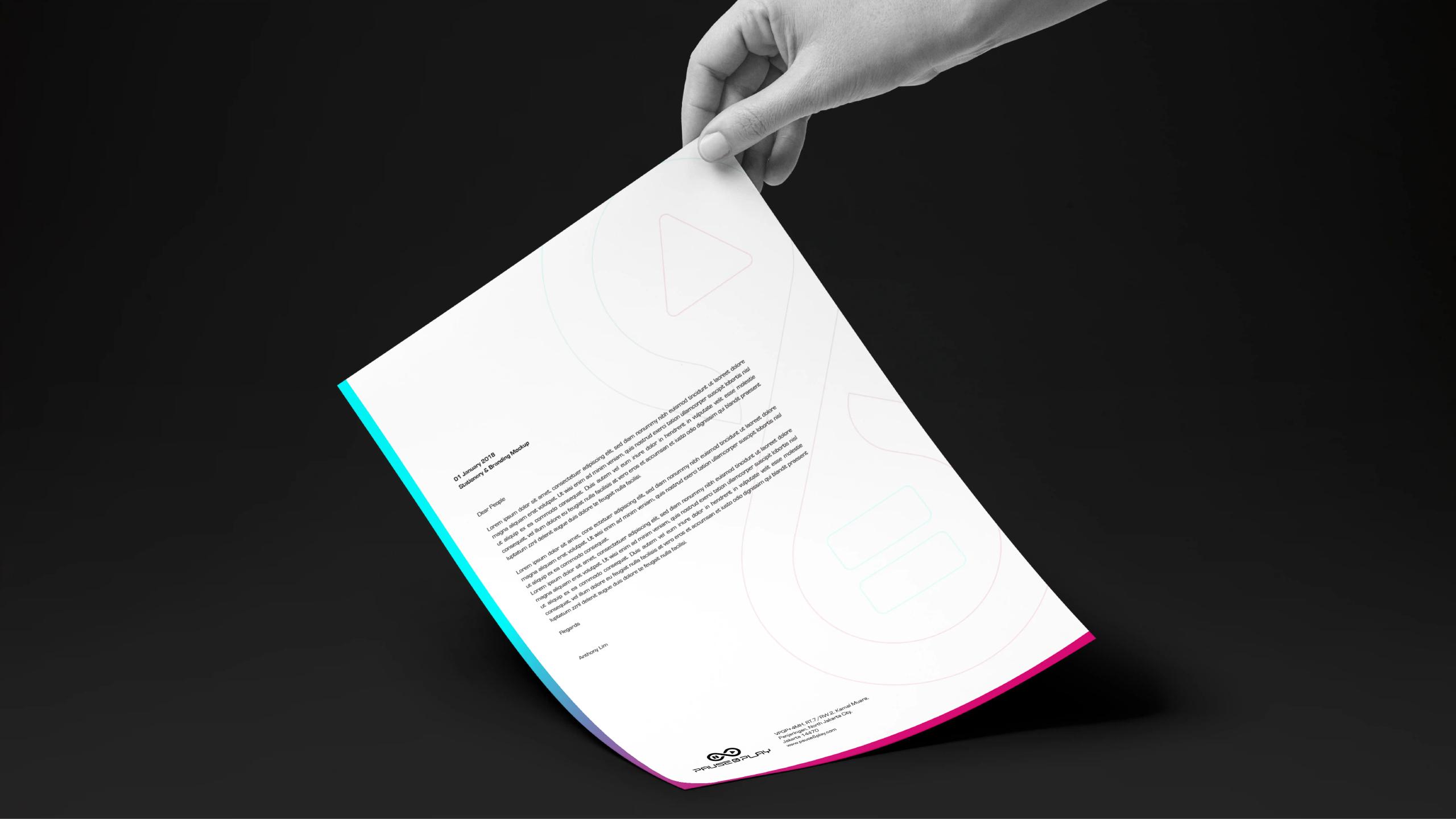 Pause and Play — Brand Identity work sample 7
