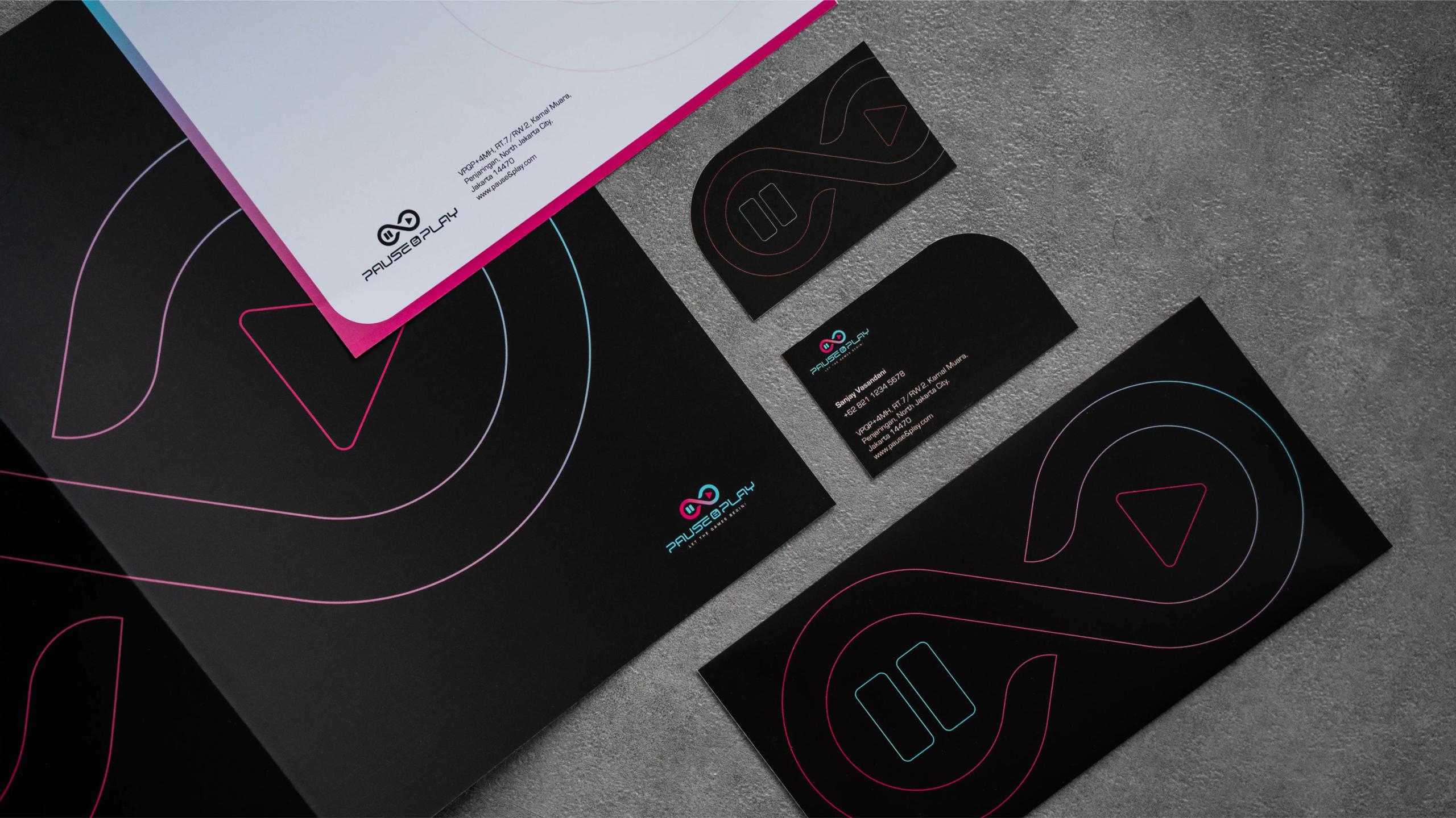 Pause and Play — Brand Identity work sample 8