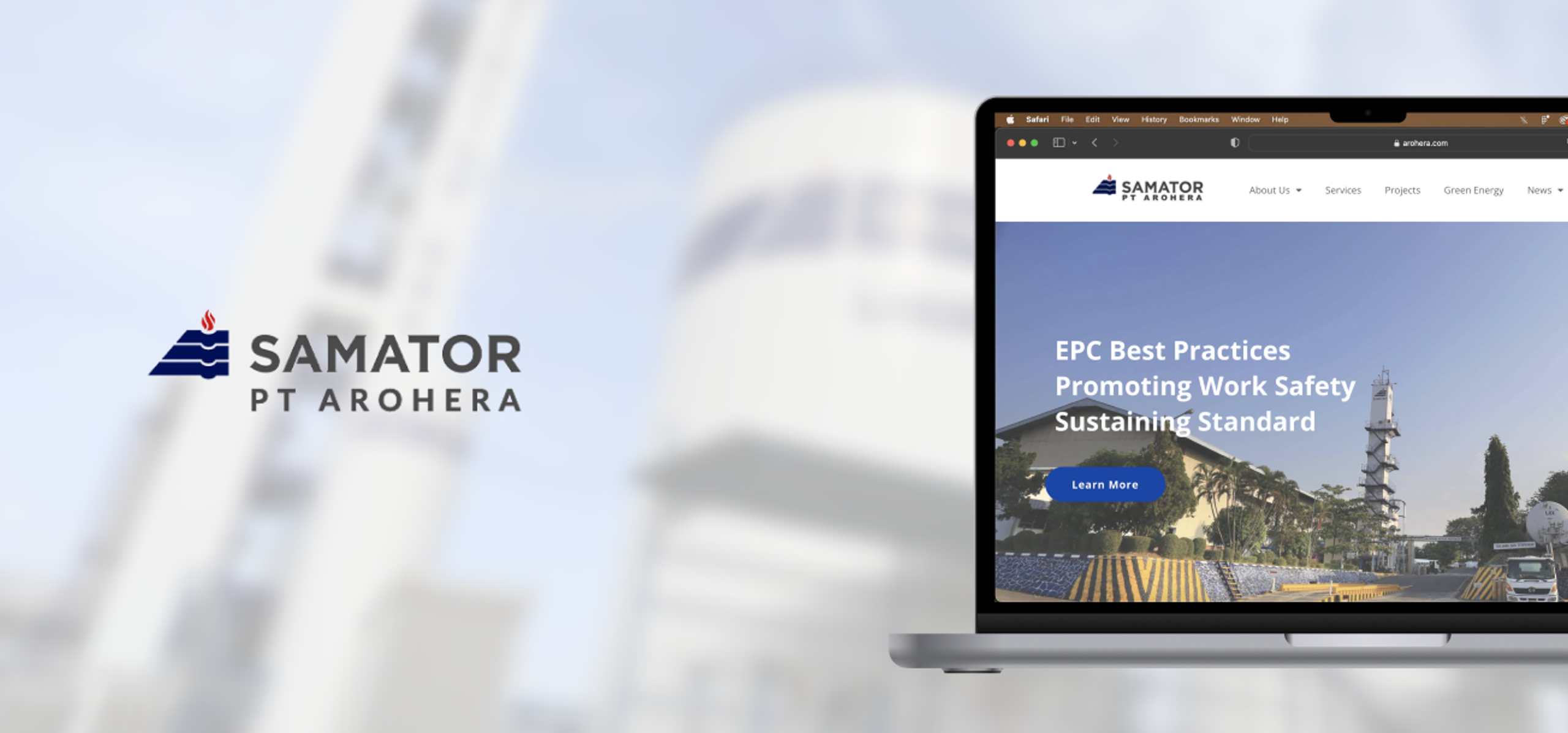 Samator — Website Design & Development case study by Idealights