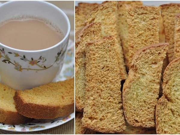 Homemade Sooji Rusks