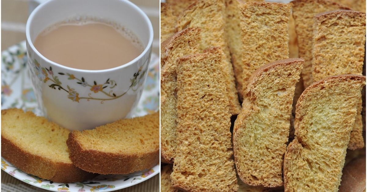 Homemade Sooji Rusks