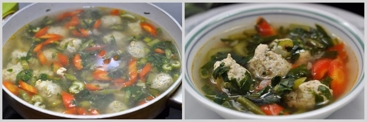 Click to view full image Health in a Bowl - Chicken Meatball and Vegetable Soup