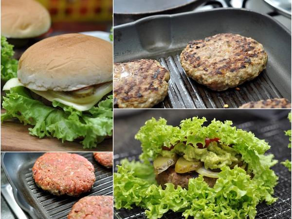 The Best Burger with Oven Roasted Fries